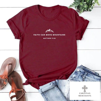 Faith Can Move Mountains T-shirt